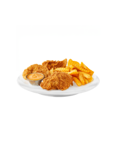 3 PC Chicken Strips & Fries
